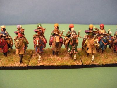 Sassanid Cavalry
Sassanind Cavalry from AB Miniatures painted by a professional painter Marco Betti. Pictures provided by and also available on [url=http://s420.photobucket.com/albums/pp284/passerotto_2008/]Andrea's Photobucket site[/url].
Keywords: sassanid