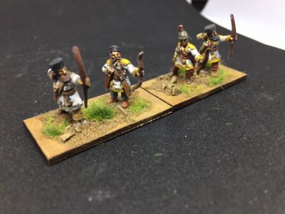 Justinian Byzantine Archers
Forged in Battle Justinians painted by Dave Saunders
Keywords: EBYZANTINE; LIR