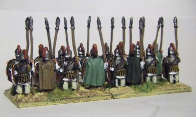 Byzantine Infantry Spearmen 
Skoutatoi or possible Late Roman/Romano British infantry 
Keywords: EBYZANTINE THEMATIC romano