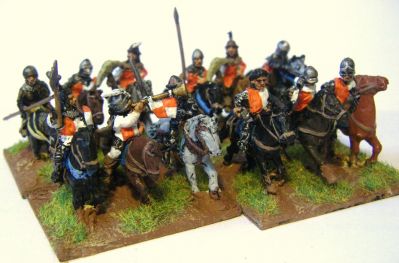 Medieval Cavalry
Medieval Cavalry - mix of various Donnington figures.
Keywords: unbarded