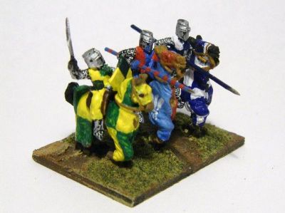 1200-1400 period Knights 
From the [url=http://www.vexillia.ltd.uk/mirliton/shop15_commune.html] Mirliton Italian Commune Wars[/url] range, but suitable for many other nations
Keywords: barded CommunalItalian