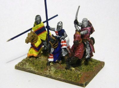 1200-1400 period Knights 
From the [url=http://www.vexillia.ltd.uk/mirliton/shop15_commune.html] Mirliton Italian Commune Wars[/url] range, but suitable for many other nations
Keywords: barded commune