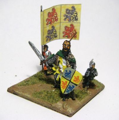 Medieval General
Mirliton infantry with a rather large general from Magister Militums 25mm range
Keywords: barded