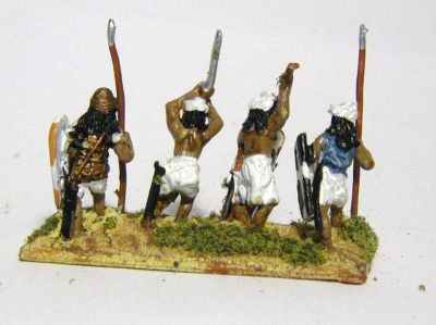 Classical Indian Infantry
from [url=http://www.museumminiatures.co.uk/pages/index.htm] Museum Miniatures [/url]. This range is not oversized compared to Essex, but looks a little skinny
Keywords: indian