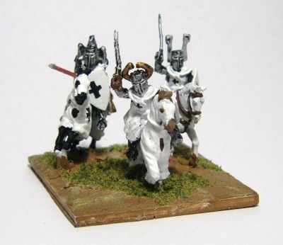 2 Knights based as a general
Teutonic Knights from [url=http://www.vexillia.ltd.uk/]Vexilia's Mirliton Range[/url]. The Teutons are on [url=http://www.madaxeman.com/wiki2/tiki-index.php?page=Later+Teutonic+Knights] my Teutonic page[/url]
Keywords: Teuton