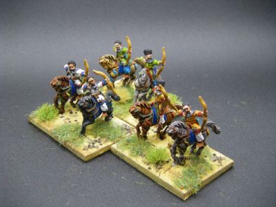 Byzantine Hyperkerastai Horse Archers 
[url=https://www.forgedinbattle.com/index.php?route=product/product&path=210&product_id=886]WE-BE05[/url] Early Byzantine (Justinian) - Hyperkerastai (Bow) from the Forged in Battle ranges
Keywords: MBYZANTINE