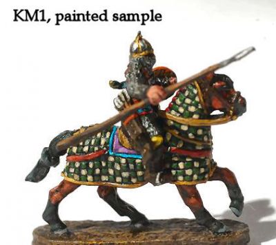 Ghilman Cavalry
Pictures from the manufacturer, [url=http://khurasanminiatures.tripod.com]Khurasan Miniatures[/url]. Painted by Will Hardiman . Could be a Rajput or Indian lancer too maybe
Keywords: KHURASANIAN GHAZNAVID DAYLAMI abbasid SELJUK