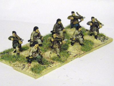 Sarmatian/Alan infantry skirmishers
Khurasan Miniatures KM-205 Sarmatian/Alan Spear-armed Infantrymen Standing KM-206 Sarmatian/Alan Bow-armed Infantrymen, Skirmishing 
Keywords:  Avar Sarmatian Alan 