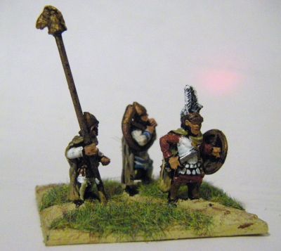 Carthaginian Officers from Xyston
Carthaginian officer pack - the standards are supplied as "heads" - add your own pole
Keywords:  LCART 