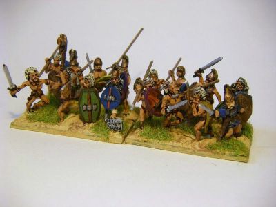 Gaeasati from Xyston & Warmodelling
Mixed Gaeasati and Gallic Nobles from Xyston, with other figures from Fantassin / Warmodelling
Keywords: ancbritish gaeasati gallic