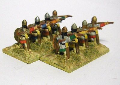 Ghaznavid Dailami Spearmen - Britains most often seen brand of Dailami Infantry
Britains most often seen brand of Dailami Infantry. From [url=http://www.essexminiatures.co.uk/frames15anc.html]Essex's generic Arab ranges[/url]
Keywords: arab dailami