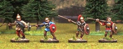 Corvus Belli Spanish Celtiberian Warriors 2. With spear, round shield.
Available in the UK from [url=http://www.vexillia.ltd.uk]Vexilia[/url], Europe from [url=http://www.corvusbelli.com/en/default.asp]Corvus Belli[/url] or the US from [url=http://www.50paces.com]50 Paces[/url]
Keywords: ancspanish