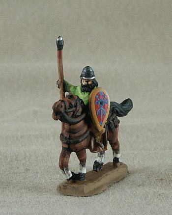 BYC11 Slav Cavalry
from the C12-13 Byzantines range of [url=http://www.donnington-mins.co.uk/]Donnington[/url]. Figures supplied by he manufacturer, and painted by their own painting service. With spear, almond shield, helmet

Keywords: Komnenan plbyzantine lbyzantine thematic cuman ebulgar pecheneg erussian slav eefcav