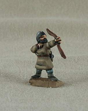 BYF08 Byzantine Archer
Byzantines from the C12-13 range of [url=http://www.donnington-mins.co.uk/]Donnington[/url]. Figures supplied by he manufacturer, and painted by their own painting service. With tunic, firing bow, helmet

Keywords: Komnenan plbyzantine lbyzantine thematic