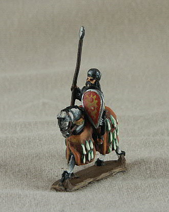 Seljuk Turk Mounted Fatimid
Seljuk troops from [url=http://www.donnington-mins.co.uk/]Donnington[/url]. Painted by Donningtons painting service. TC17 Mounted Fatimid
mailcoat, spear, sword, mace, turban, almond shield (suitable for 11th/12th centuries)
Keywords: Seljuk fatimid mamluk umayyad ayyubid berber arabcav