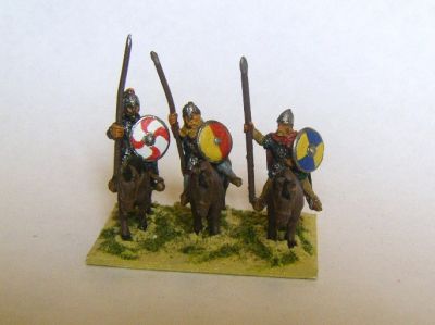 Dark Ages Cavalry
Dark ages mounted troops painted by Martin van Tol 
Keywords: Gothcav