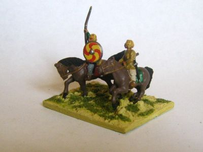 Dark Ages Cavalry
Dark ages mounted troops painted by Martin van Tol 
Keywords: Gothcav