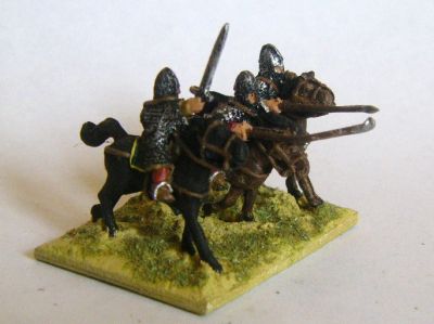 Dark Ages Cavalry
Dark ages mounted troops painted by Martin van Tol 
Keywords: Gothcav