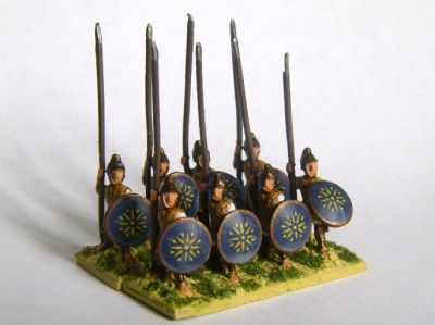 Hellenistic Pikemen
Painted by Martin van Tol 
Keywords: Alexmac bactrian Hhfoot