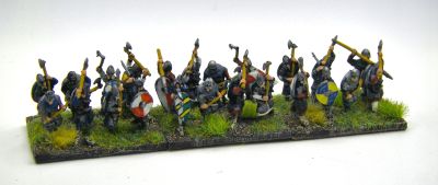 Saxon Huscarls used as Galloglass
From the [url=https://www.museumminiatures.co.uk/dark-ages/anglo-saxon-zsculpt.html]Museum Miniatures[/url] Z-Sculpt range of Saxons 
Keywords: saxon efeudalscots emscandinavian medirish