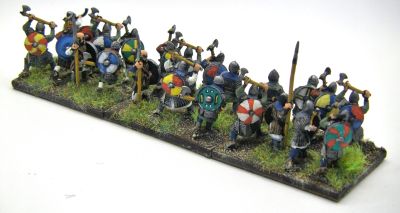 Saxon Huscarls used as Galloglass
From the [url=https://www.museumminiatures.co.uk/dark-ages/anglo-saxon-zsculpt.html]Museum Miniatures[/url] Z-Sculpt range of Saxons 
Keywords: saxon efeudalscots emscandinavian medirish