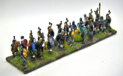 Saxon Huscarls used as Galloglass
From the [url=https://www.museumminiatures.co.uk/dark-ages/anglo-saxon-zsculpt.html]Museum Miniatures[/url] Z-Sculpt range of Saxons 
Keywords: saxon efeudalscots emscandinavian medirish