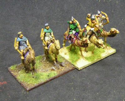 Museum Miniatures Z Range camel guards
New Museum Miniatures Z Range camel guards, shown here with Essex camel riders
Keywords: Bedouin, arabcav, palmyran