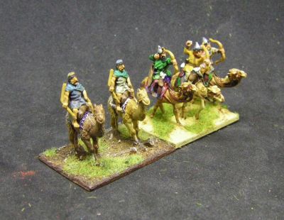 Museum Miniatures Z Range camel guards
New Museum Miniatures Z Range camel guards, shown here with Essex camel riders
Keywords: Bedouin, arabcav, palmyran