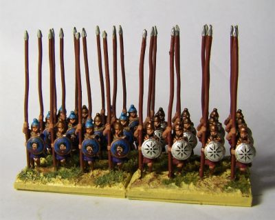 Minifigs Pikemen
With VVV shield transfers
