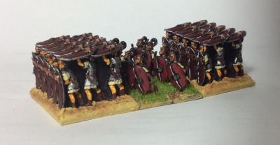 15mm almost-testudo 
Comparison with Old Glory Romans
Keywords: LRR