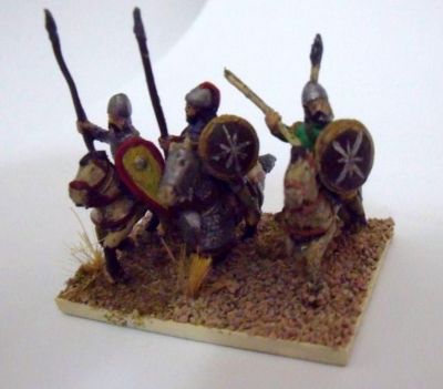 Byzantine Cavalry from Alain Touller
Pictires provided by Keith Lowman
Keywords: Byzantine Thematic Komnenan Nikephorian