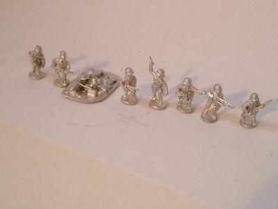 WW2 German Infantry pack
unpainted infantry set from the Baggage Train
Keywords: German