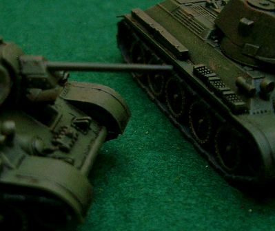 Plastic T34's from Komo
nothing to do with a museum at al other than I bought them there
