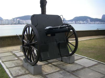 Images from Fort Copacabana, Rio - 5-barrel quick-firing gun
[url=http://en.wikipedia.org/wiki/Fort_Copacabana]Fort Copacabana, Rio[/url] contains the Museum of the History of the Brazilian Army and a coastal defense fort, Fort Copacabana. This is a 5-barrel quick-firing gun, each barrel being of 37mm. Brazil purchased this Hotchkiss revolving cannon, in 1876. 
