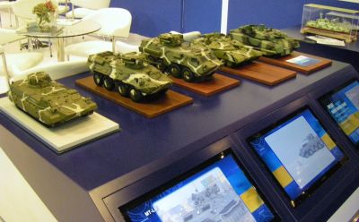 Ukrsexport's AFVs 
Photos of AFVs at the IDEX 2013 exhibition 
