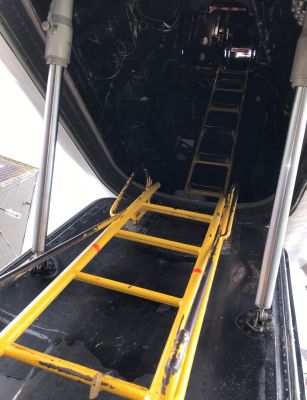 Pilots entrance to the Vulcan cockpit
