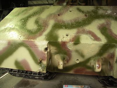 The only Maus tank in existance
more glacis plate damage close-ups
