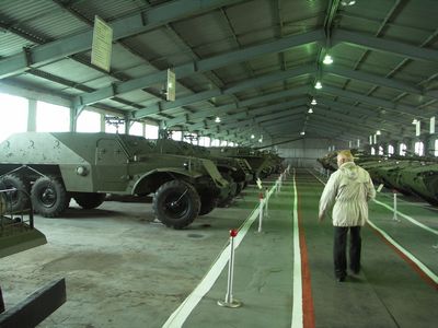 Russian Armoured car hall
