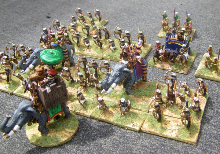 Allied Contingent, Classical Period Photos of L'Art de la Guerre Indians Museum Miniatures and Tin Soldier, 15mm