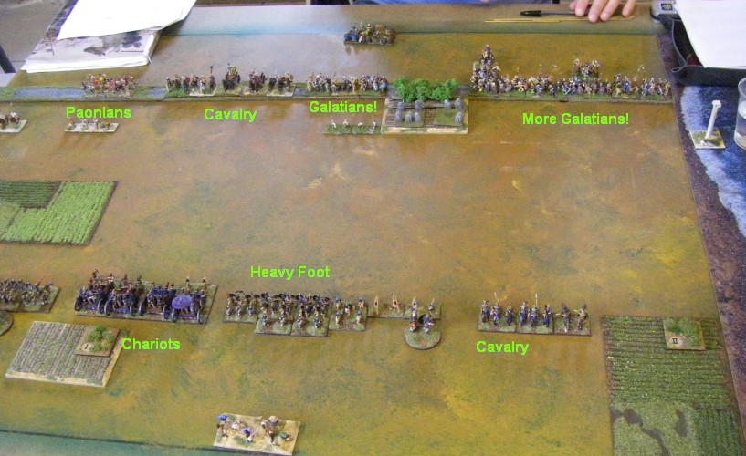 L'Art de la Guerre, Freezing! Armies before 0AD: Sargonid Assyrian vs Galatian, 15mm