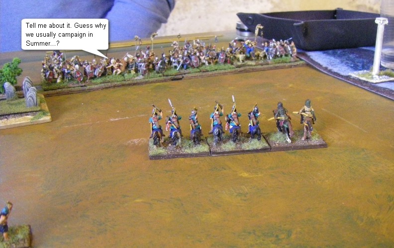 L'Art de la Guerre, Freezing! Armies before 0AD: Sargonid Assyrian vs Galatian, 15mm