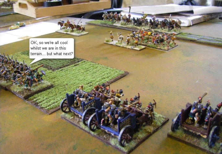 L'Art de la Guerre, Freezing! Armies before 0AD: Sargonid Assyrian vs Galatian, 15mm