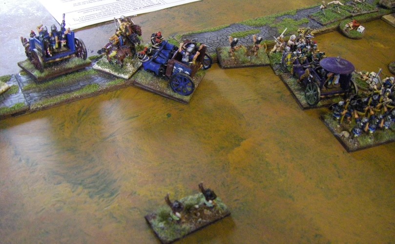 L'Art de la Guerre, Freezing! Armies before 0AD: Sargonid Assyrian vs Galatian, 15mm