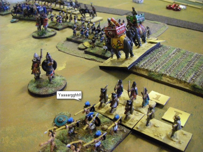 L'Art de la Guerre, Freezing! Armies before 0AD: Sargonid Assyrian vs Kushan, 15mm