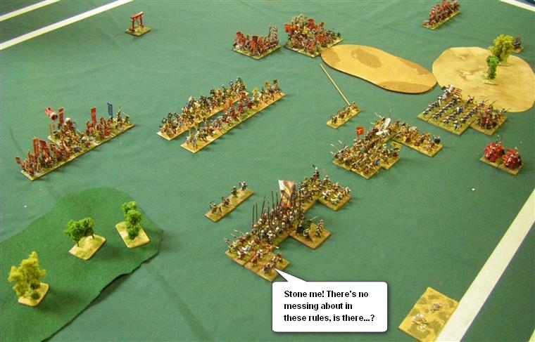 L'Art de la Guerre, Feudal and Dark Ages: Feudal German vs Samurai, 15mm