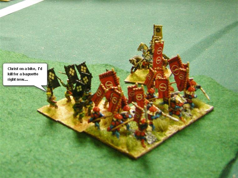 L'Art de la Guerre, Feudal and Dark Ages: Feudal German vs Samurai, 15mm