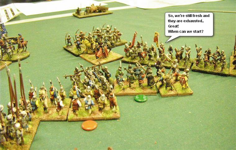 L'Art de la Guerre, Feudal and Dark Ages: Feudal German vs Feudal Irish, 15mm