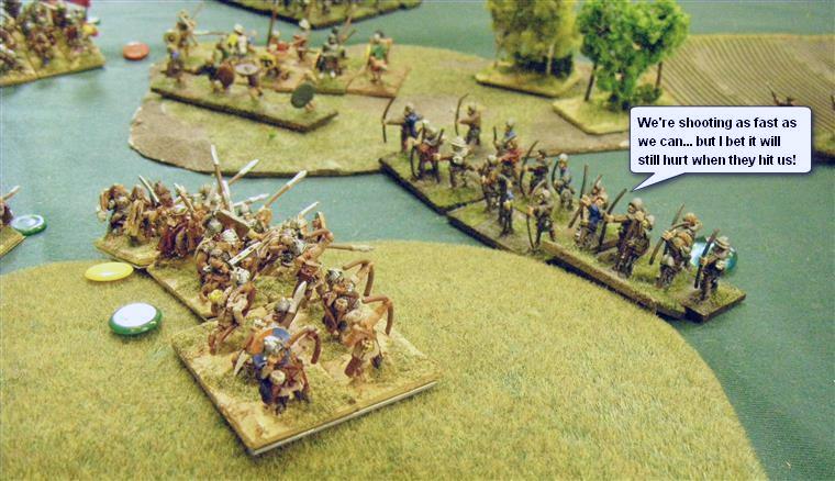 L'Art de la Guerre, Feudal and Dark Ages: Feudal German vs Feudal Irish, 15mm