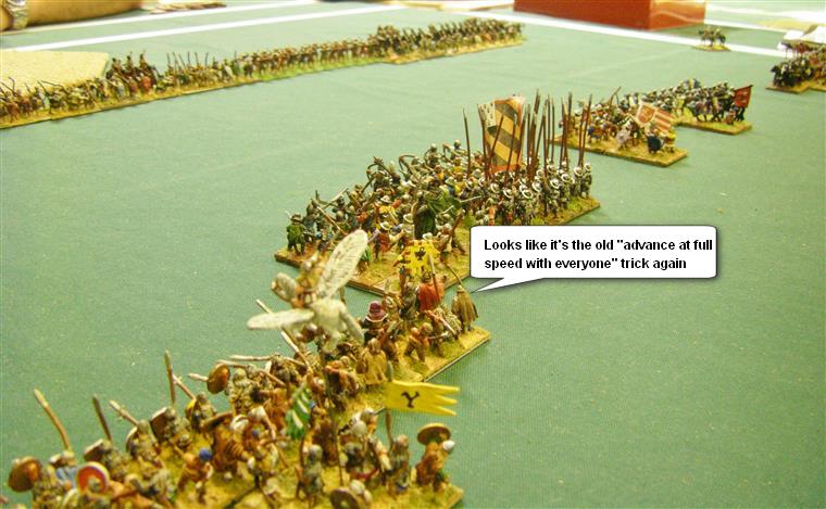 L'Art de la Guerre, Feudal and Dark Ages: Feudal German vs Feudal English, 15mm