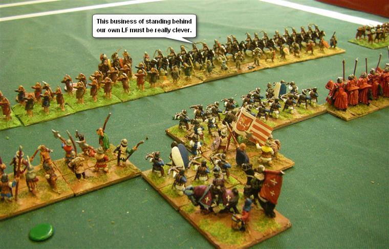 L'Art de la Guerre, Feudal and Dark Ages: Feudal German vs Feudal English, 15mm